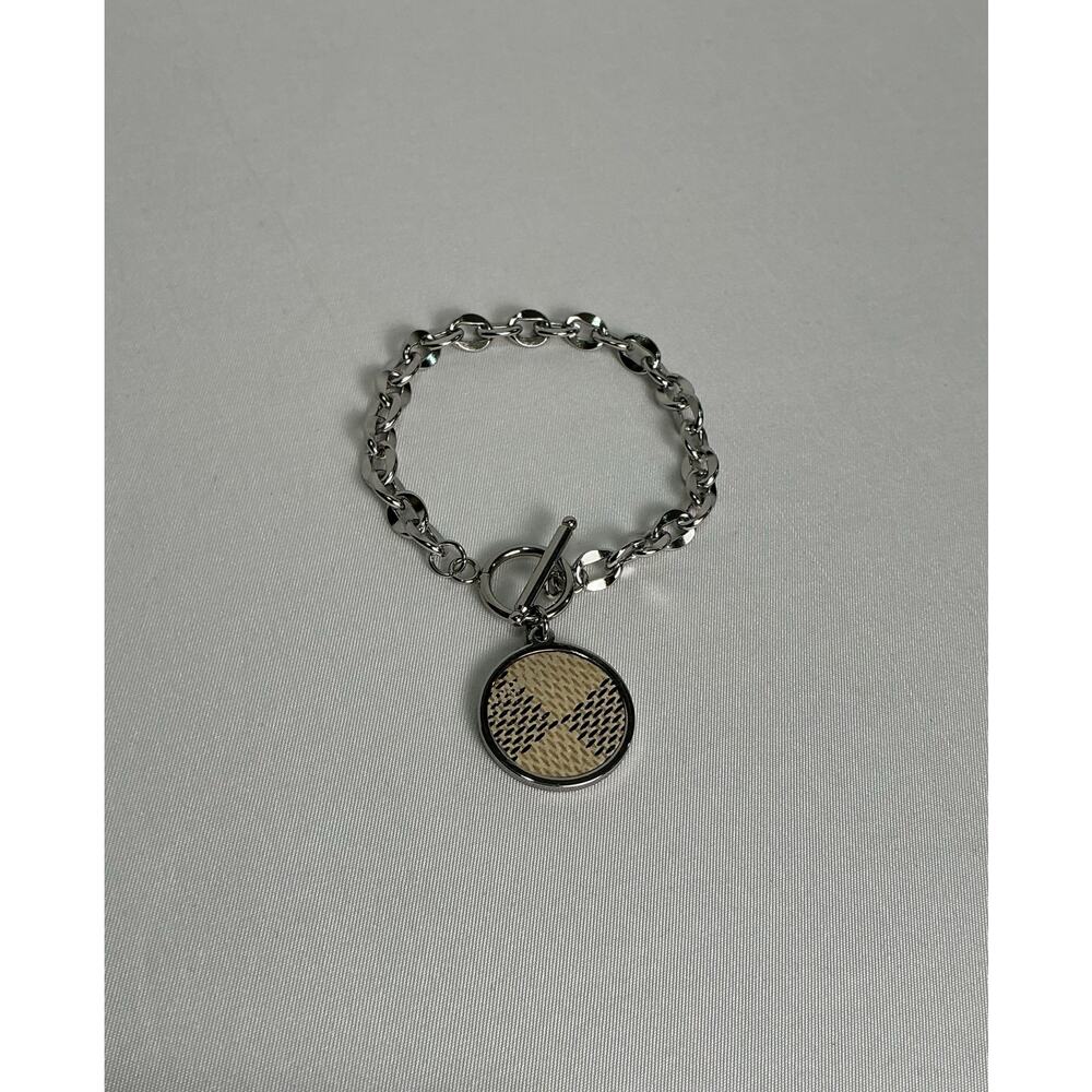 Louis Vuitton Damier Canvas Round Toggle Bracelet - Picture 2 of 6